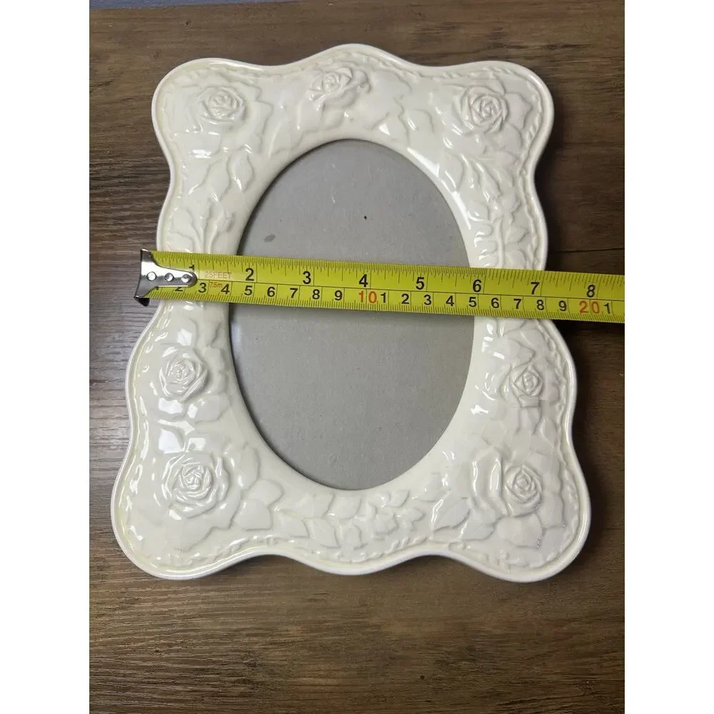 Vintage 1984 Terragrafics 3D White Rose 5